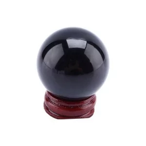 Boule de cristal sphère 40mm et Support coloré