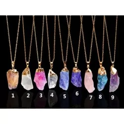 Pendentif de Cristaux Naturel - Magie Kali boutique de lithothérapie