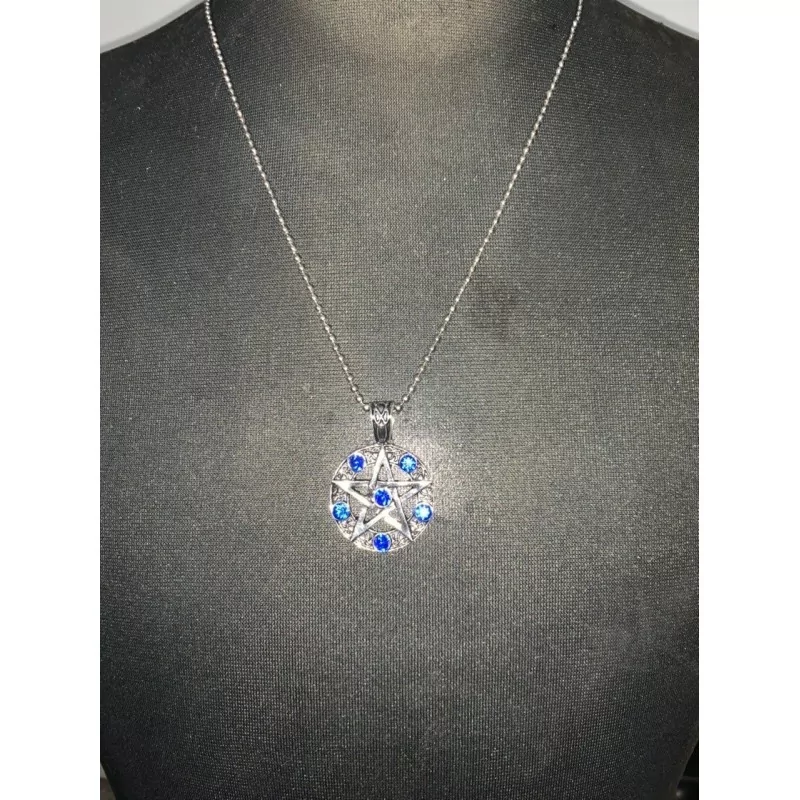 Grand Pendentif Pentagramme En Argent 47x52 Mm - Guerrilla Charm - Neuf